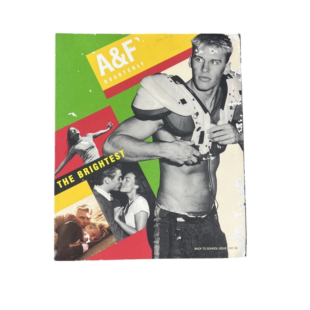 Vintage Abercrombie & Fitch A&F Magazine Back to School 2001 Catalog Luxury